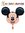 Mickey Maus Folienballon Kopf 69 cm