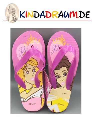 Princess Flip Flop pink Aurora & Belle 28-34