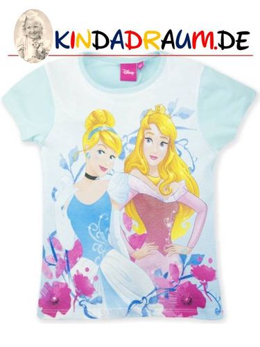Princess T-Shirt türkis Cinderella & Aurora