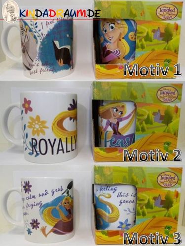 Princess Porzellan Tasse 325 ml Rapunzel die Serie