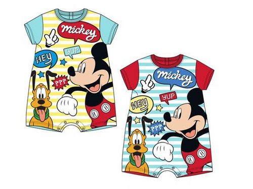 Mickey Maus Disney Baby Sommerdress 100 % Baumwolle rot oder blau