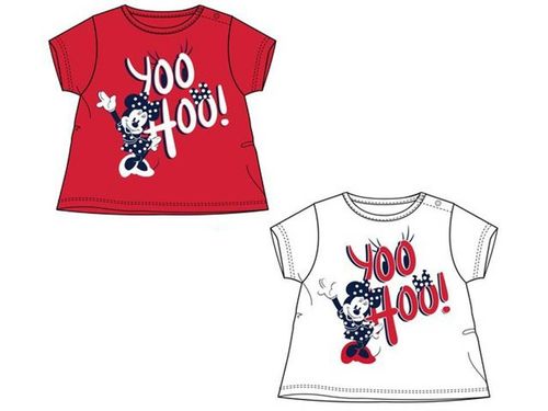 Minnie Maus Disney Baby T-Shirt weiß oder rot