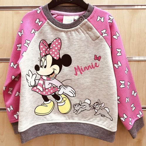 Minnie Maus Sweatshirt / Pullover Disney Baby rosa