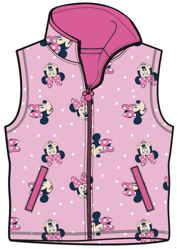 Minnie Maus Disney Baby Fleece Weste rosa