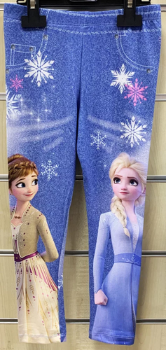 Disney Die Eiskönigin 2 / Frozen 2 Kinder Leggings 3-8 Jahr Jeans Optik