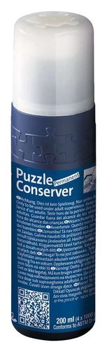 Ravensburger Puzzle-Conserver - Transparenter Puzzlekleber um Puzzles zu fixieren und aufzuhängen,