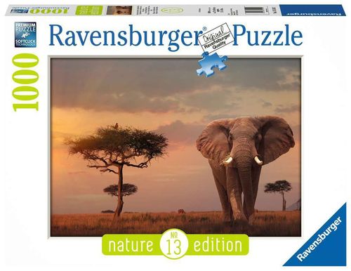 Ravensburger Puzzle 151592 Nature Edition Elefant in Masai Mara Nationalpark