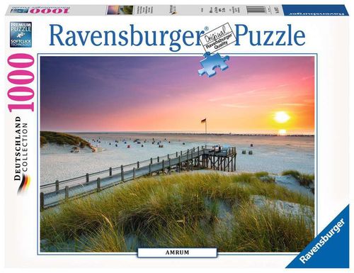 Ravensburger Puzzle 198771 Sonnenuntergang über Amrum 1000 Teile