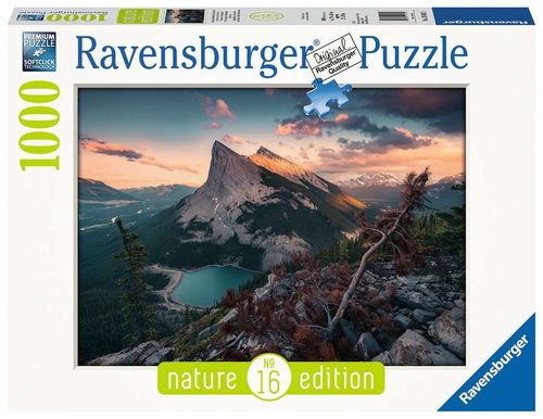 Ravensburger Puzzle 150113 Abend in den Rocky Mountains 1000 Teile