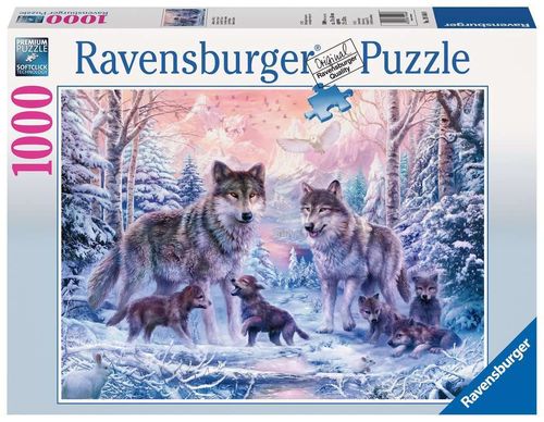 Ravensburger Puzzle 191468 Arktische Wölfe 1000 Teile