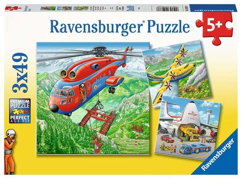 Ravensburger Puzzle 050338 Über den Wolken 5+ Jahre 3x49 Teile