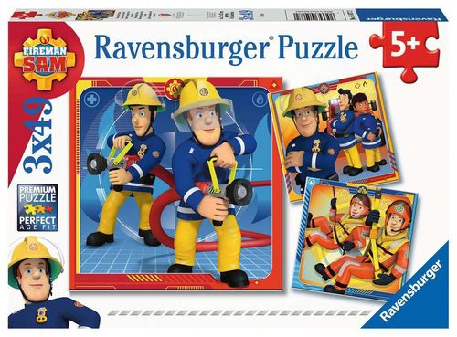 Ravensburger Puzzle 050772 Sam unser Held 5+ Jahre 3x49 Teile