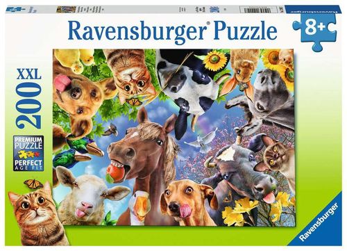 Ravensburger Puzzle 129027 Lustige Bauernhoftiere 8+ Jahre 200 Teile XXL