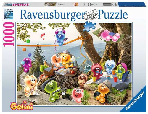 Ravensburger Puzzle 167500 Auf zum Picknick ''Gelini'' 1000 Teile