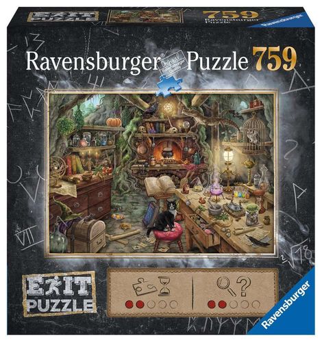 Ravensburger Puzzle 199525 EXIT Die Hexenküche 759 Teile / Puzzle meets Mystery