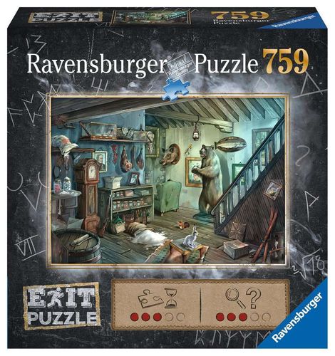 Ravensburger Puzzle 150298 EXIT Im Gruselkeller 759 Teile / Puzzle meets Mystery