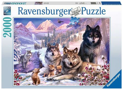 Ravensburger Puzzle 160129 Wölfe im Schnee - 2000 Teile