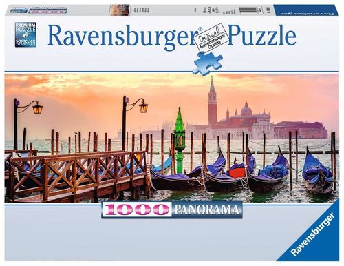 Ravensburger Puzzle 150823 Gondeln in Venedig 1000 Teile