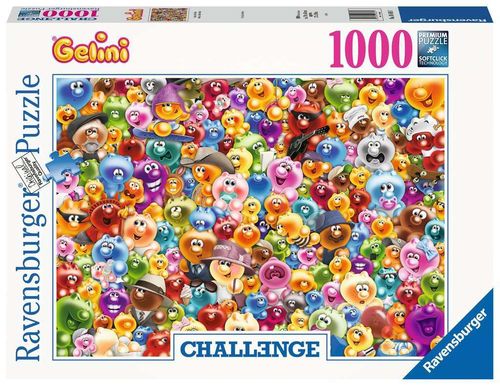 Ravensburger Puzzle 164691 Ganz viel Gelini 1000 Teile Challenge
