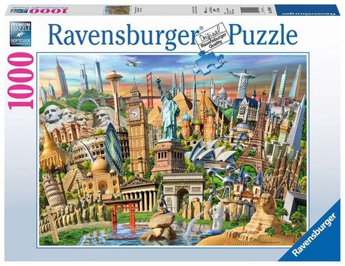 Ravensburger Puzzle 198900 Sehenswürdigkeiten Weltweit 1000 Teile