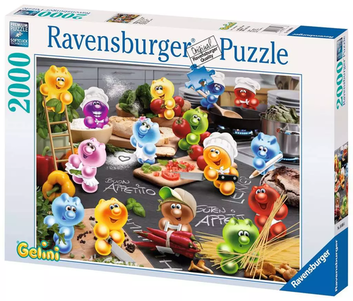 Ravensburger Puzzle 166084 Gelini Küche Kochen Leidenschaft - 2000 Teile