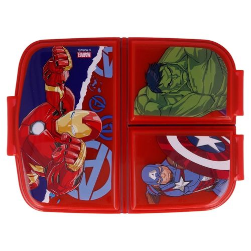 Avengers Kinder Brotdose / Lunchbox / Sandwichbox unterteilt