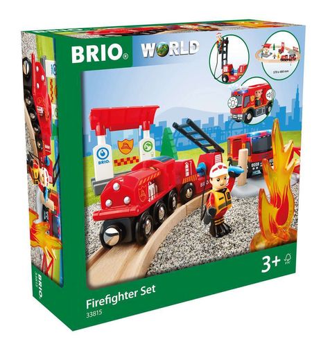 Brio 33815 Bahn Feuerwehr Set 3+Jahre