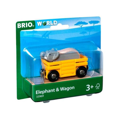 Brio 33969 Tierwaggon Elefant 3+ Jahre