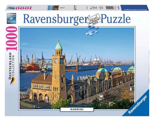Ravensburger Puzzle 194575 Deutschland Edition Hamburg 1000 Teile