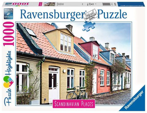 Ravensburger Puzzle 167418 Häuser in Aarhus, Dänemark 1000 Teile