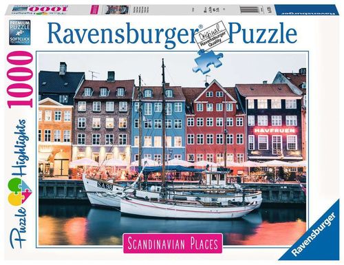 Ravensburger Puzzle 167395 Kopenhagen Dänemark Scandinavien Places 1000 Teile