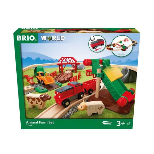 Brio 33984 Großes Bahn Bauernhof Set 3+Jahre