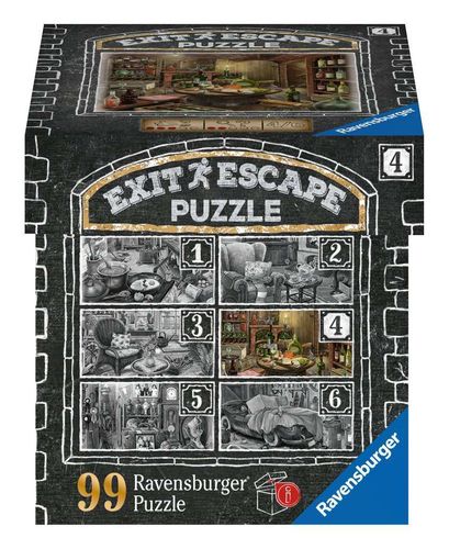 Ravensburger Puzzle 168804 EXIT Gutshaus Weinkeller Motiv 4 99 Teile
