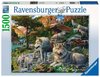Ravensburger Puzzle 165988 Wolfsrudel im Frühlingserwachen 1500 Teile