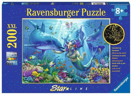 Ravensburger Puzzle - 136780 - Leuchtendes Unterwasserparadies 200 Teile XXL