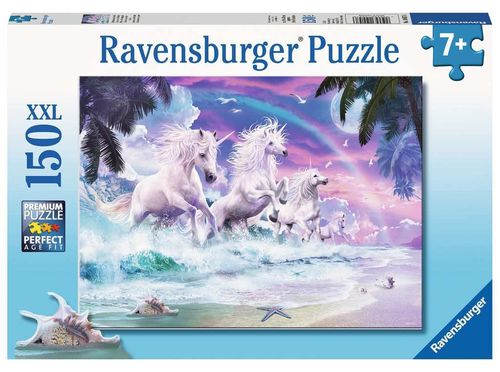Ravensburger Puzzle - 100576 - Einhörner am Strand 150 Teile XXL
