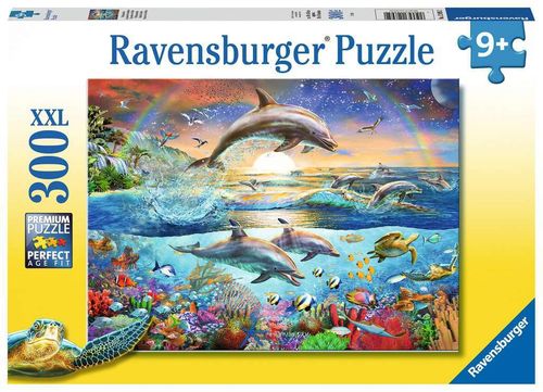 Ravensburger Puzzle 128952 Delfinparadies 9+ Jahre 300 Teile XXL