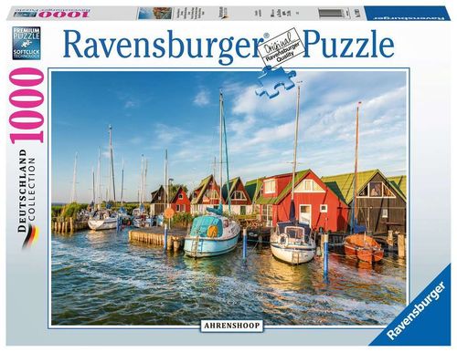 Ravensburger Puzzle 170920 Romantische Hafenwelt von Ahrenshoop 1000 Teile