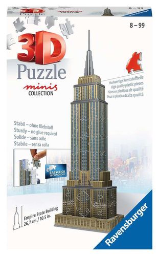 Ravensburger 112715 Mini Empire State Building 3D Puzzle 10-99 Jahre