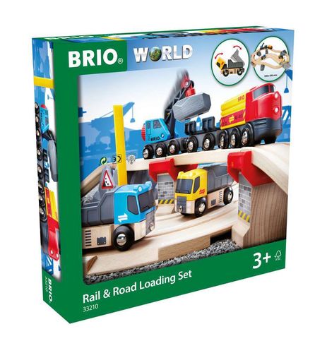 Brio 33210 Straßen und Schienen Stein Verlade Set 3+Jahre