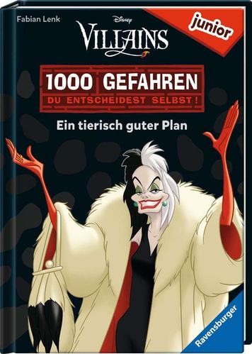 Ravensburger 49698 1000 Gefahren junior - Disney Villains: Ein tierisch guter Plan