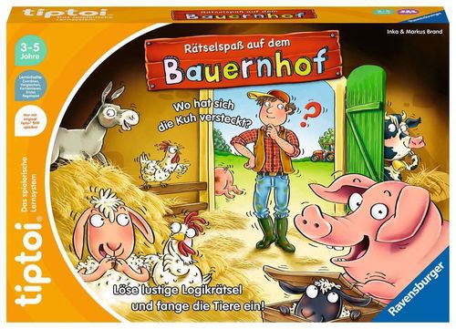 Ravensburger 00125 tiptoi® Rätselspaß auf dem Bauernhof 3-5 Jahre
