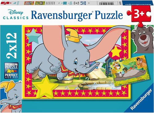 Ravensburger Puzzle 05575 Das Abenteuer ruft 5+ Jahre 2x12 Teile