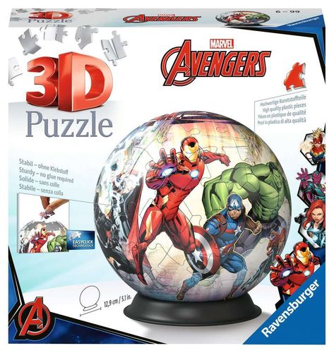 Ravensburger 11496 Marvel Avengers Puzzleball 3D Puzzle 6-99 Jahre