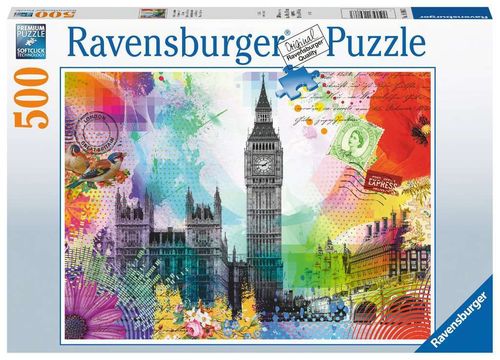 Ravensburger Puzzle 16986 Grüße aus London 500 Teile