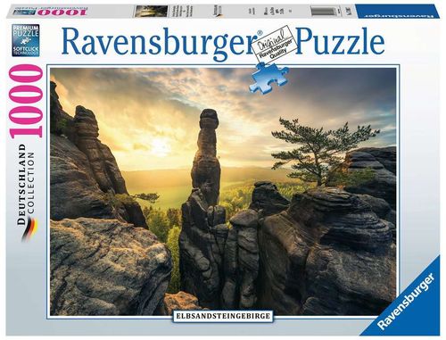 Ravensburger Puzzle 17093 Erleuchtung Elbsandsteingebirge 1000 Teile 17+Jahre