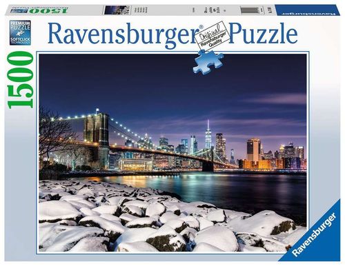 Ravensburger Puzzle 17108 Winter in New York 1500 Teile 17+Jahre