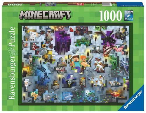 Ravensburger Puzzle 17188 Minecraft Mobs 1000 Teile 17+Jahre