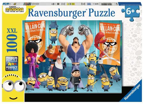 Ravensburger Puzzle 12915 Gru und die Minion's 6+ Jahre 100 Teile XXL