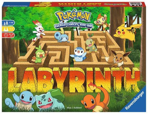 Ravensburger Familienspiel - 269495 Das verrückte Labyrinth Pokemon Edition